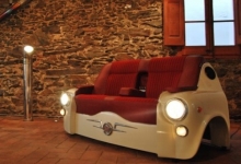 Transforma masina veche in piesa de mobiier